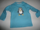 Nádherné triko s tučňákem z C+A, vel. 80