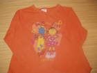 Oranžové tričko s obrázkem